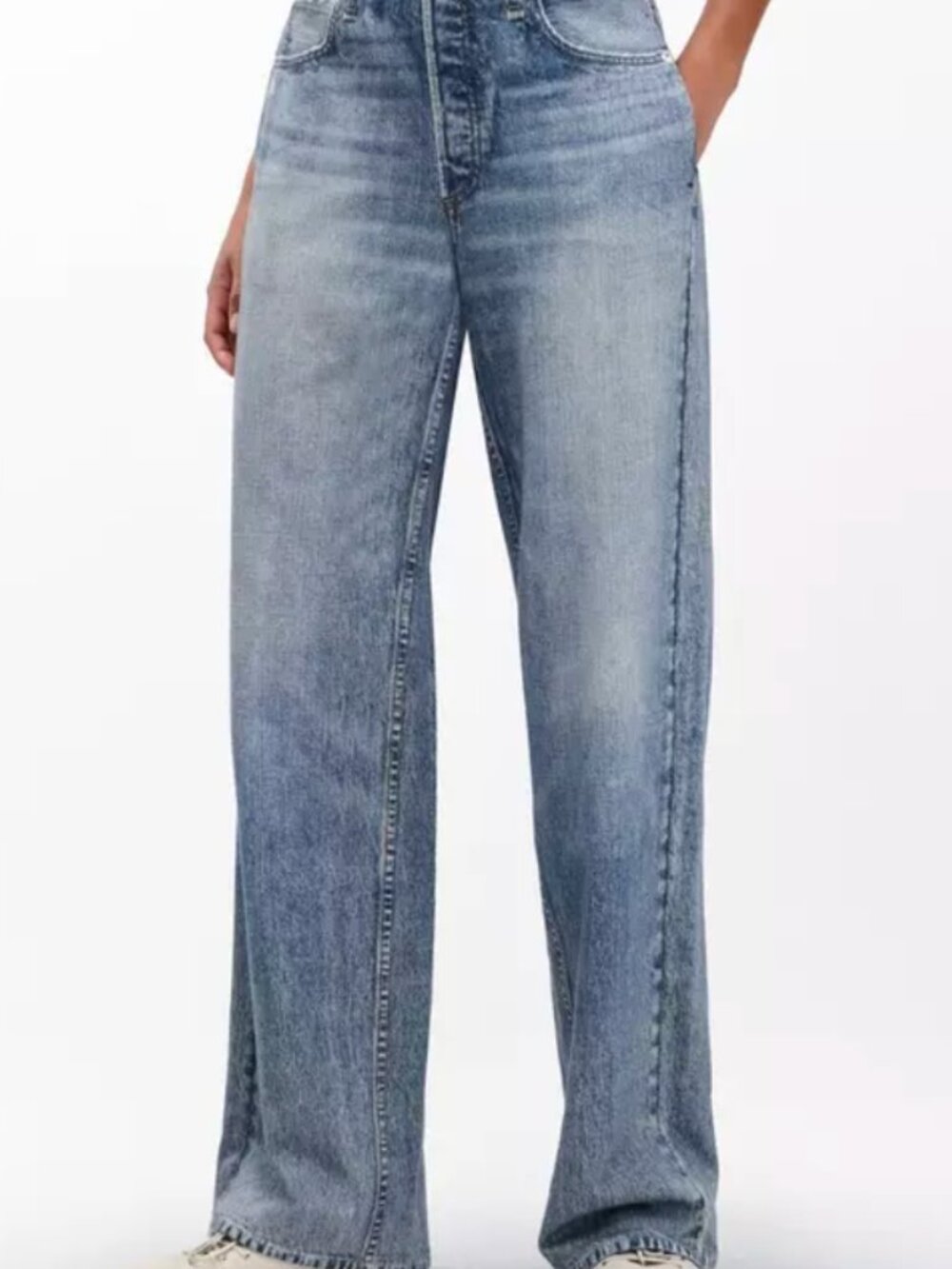 Rag & Bone Miramar Wide-Leg Pants (sweatpant jeans) - Picture 2 of 6